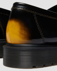 arcadia rub off leather tassel loafers