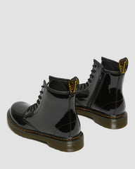 junior 1460 patent leather lace up boots