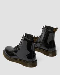 youth 1460 patent leather lace up boots