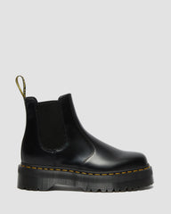 2976 smooth leather platform chelsea boots