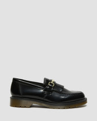 adrian snaffle smooth leather kiltie loafers