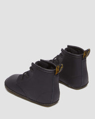 newborn 1460 auburn leather booties