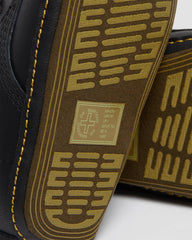 newborn 1460 auburn leather booties