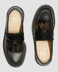 adrian made in england quilon leather tassel loafers