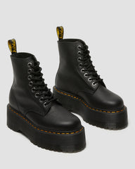 1460 max leather platform boots