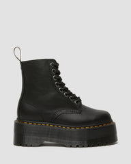 1460 max leather platform boots
