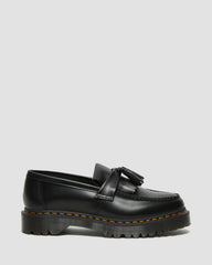 adrian bex smooth leather tassel loafers