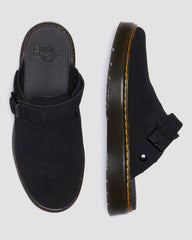 carlson suede casual slingback mules