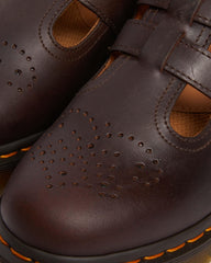 8065 crazy horse leather mary jane shoes