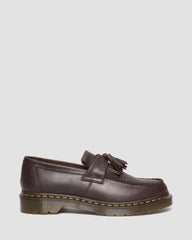 adrian crazy horse leather tassel loafers