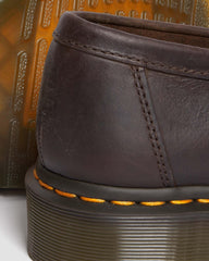 adrian crazy horse leather tassel loafers