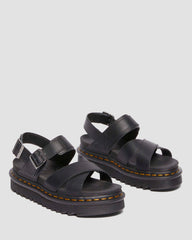 athena leather strap sandals
