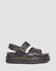 athena leather strap sandals