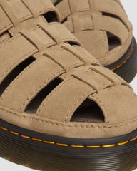 wrenlie bronx suede fisherman sandals