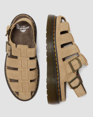 wrenlie bronx suede fisherman sandals