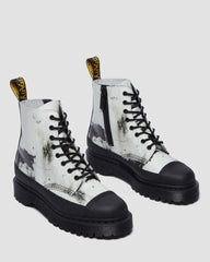 1460 nine inch nails leather lace up boots