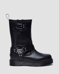 anistone hi leather biker boots