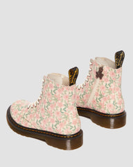 pascal floral leather boots