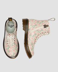 pascal floral leather boots
