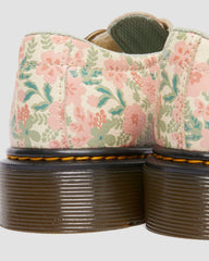 floral leather mary jane shoes