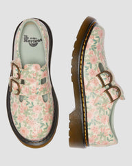 floral leather mary jane shoes