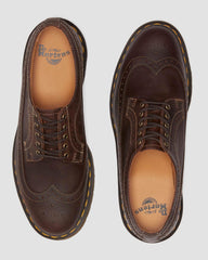 crazy horse leather brogue shoes