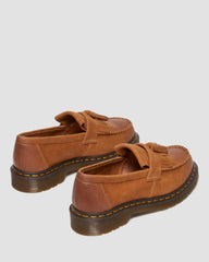 nubuck leather tassle loafers