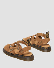 tumbled nubuck sandals