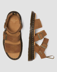 tumbled nubuck sandals