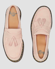 nubuck leather tassle loafers