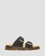 suede slide sandals