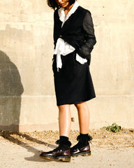 leather ballet flats