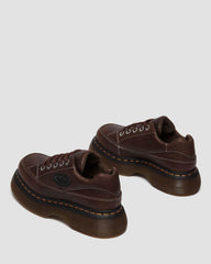 5-eye grizzly leather shoes