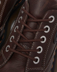 5-eye grizzly leather shoes