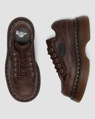 5-eye grizzly leather shoes