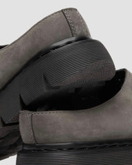 nubuck leather mules