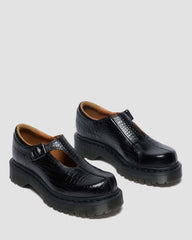 croc emboss leather shoes