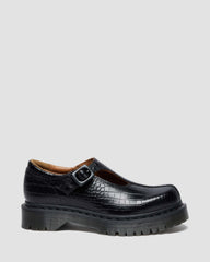 croc emboss leather shoes