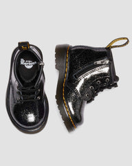 infant 1460 glitter patent leather boots