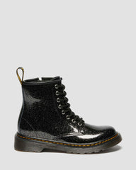 junior 1460 glitter patent leather boots