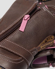 kids leather biker boots