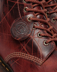 leather bump toe boots