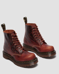 leather bump toe boots