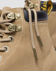 waxy suede ankle boots