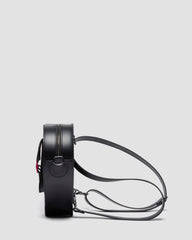 pink tartan leather heart bag