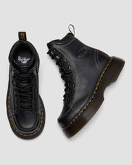 milled nappa leather boots
