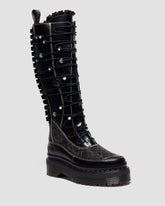 platform leather boots