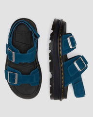 zebzag suede sandals