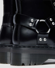 leather platform boots