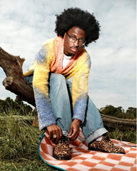 leopard print moc toe shoes